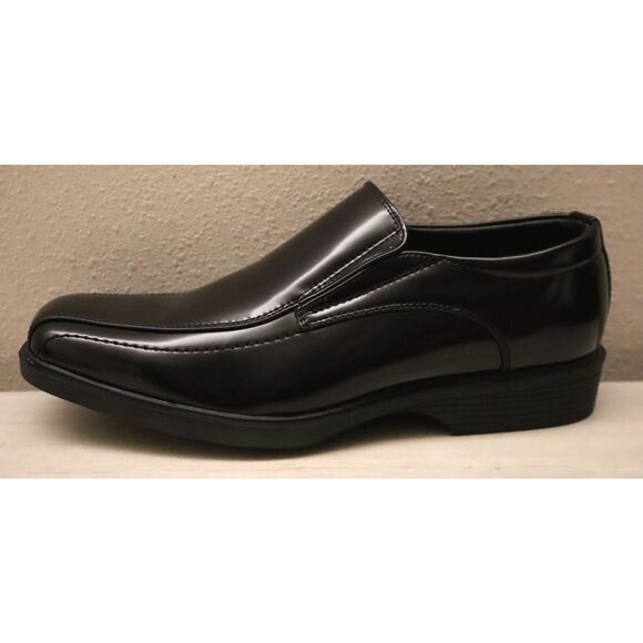 Bruno Marc Men's Sz 10W Black Patent Leather Cambridge-05 Slip-On Dress Loafers - Picture 9 of 15